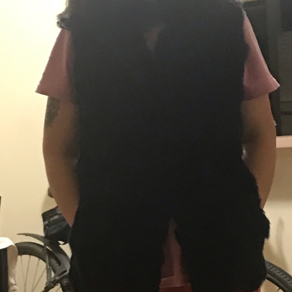 (SOLD)Rex rabbit fur vest - Picture 4 of 4